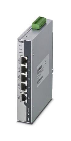 FL SWITCH 1001T-4POE-GT ETHERNET SWITCH, 5 PORT, 10/100/1000MBPS PHOENIX CONTACT