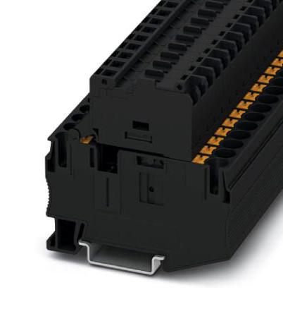 PT 6-HESI (6,3X32) FUSE MODULAR TB, 2WAY, 8AWG, BLACK PHOENIX CONTACT