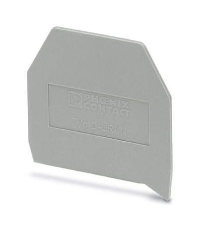 D-URKN END COVER, FEED-THROUGH TB, GREY PHOENIX CONTACT