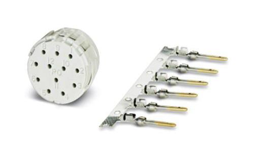 RC-17P1N8E0000 SENSOR INSERT, PIN, 17POS, CRIMP PHOENIX CONTACT