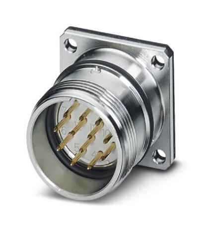 RC-12P1N122200 CIRCULAR CONNECTOR, RCPT, 12POS, WALL PHOENIX CONTACT