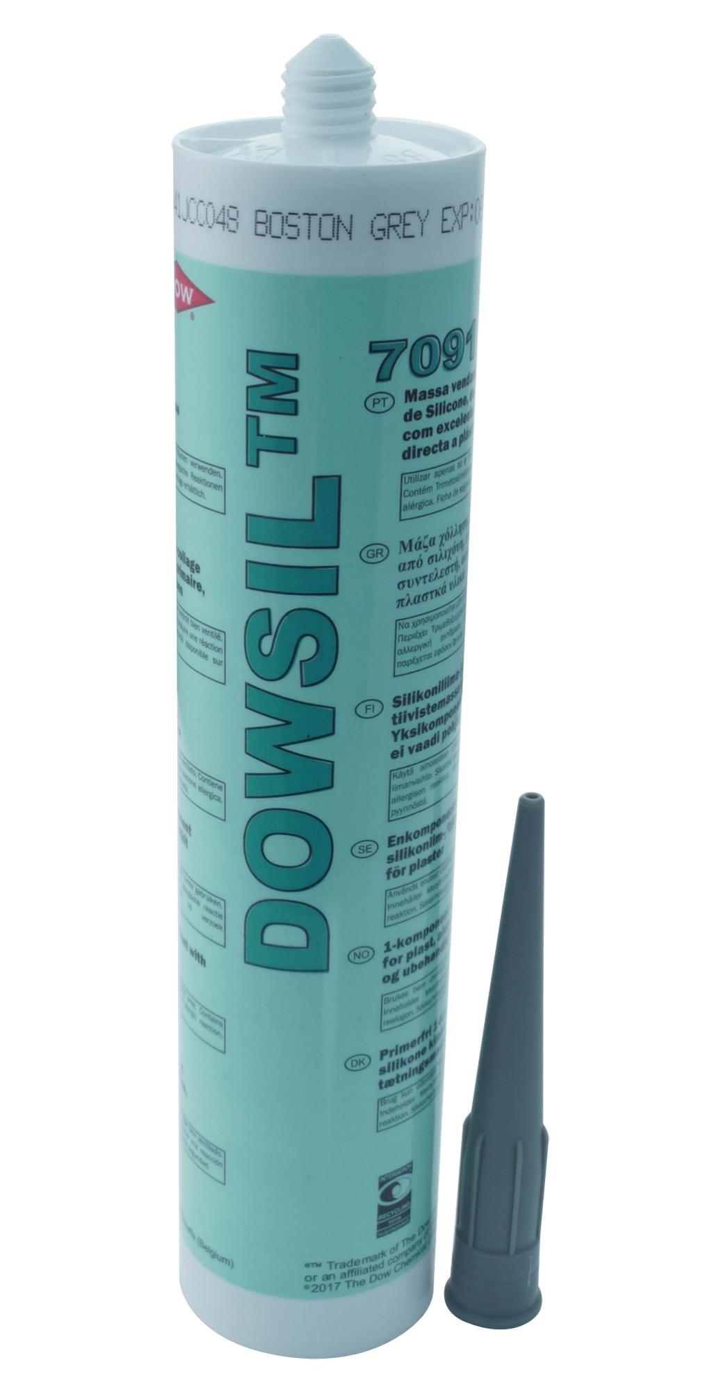 7091 GREY, 310ML SILICONE ELASTOMER SEALANT, CRT, GRY DOW