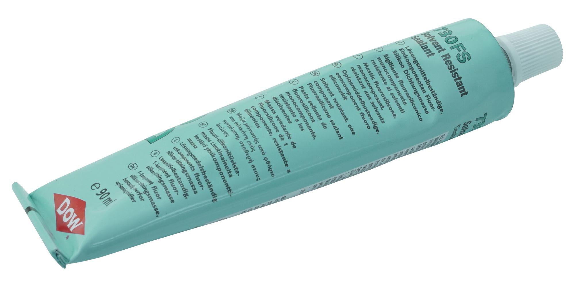 730, 90ML SILICONE SEALANT, TUBE, WHT DOW