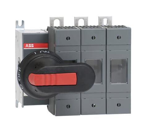 OS125GD03P FUSED SWITCH, 3 POLE, 3 FUSE, 125V, 690V ABB