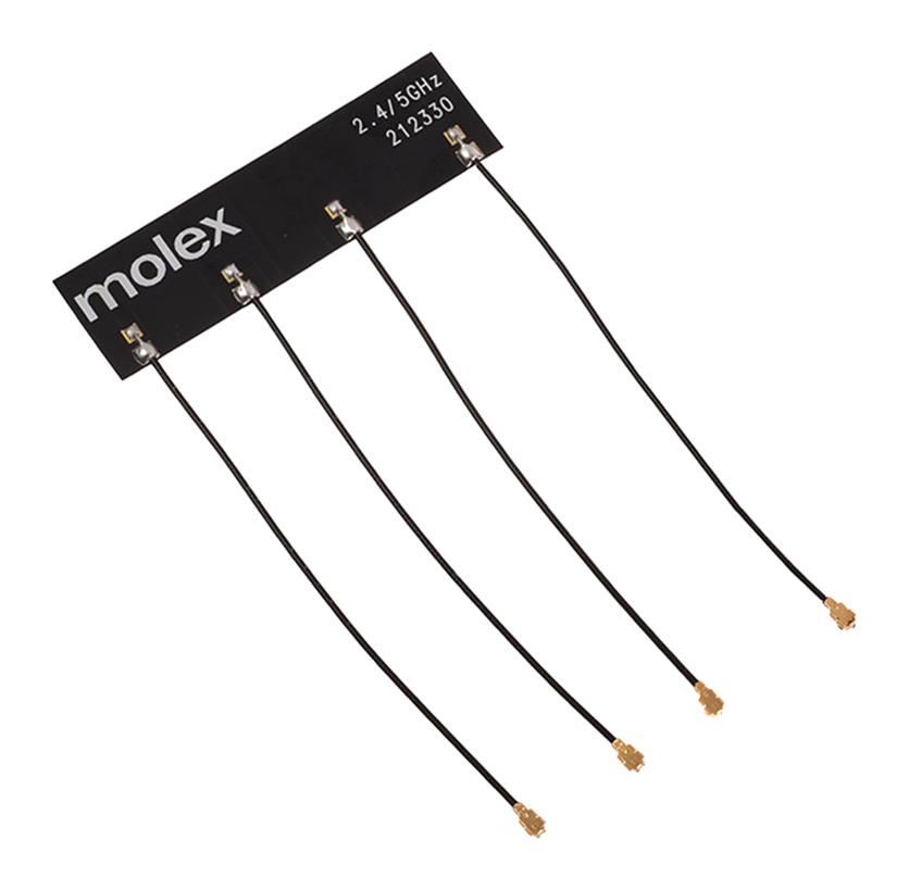 212330-0150 MIMO WIFI ANTENNA, 5.15-5.85GHZ, 4.5DBI MOLEX