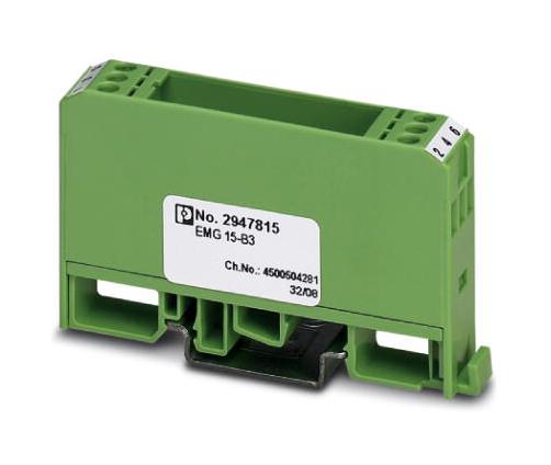 EMG 15-B3 ELECTRONIC HOUSING, 6POS, POLYCARBONATE PHOENIX CONTACT