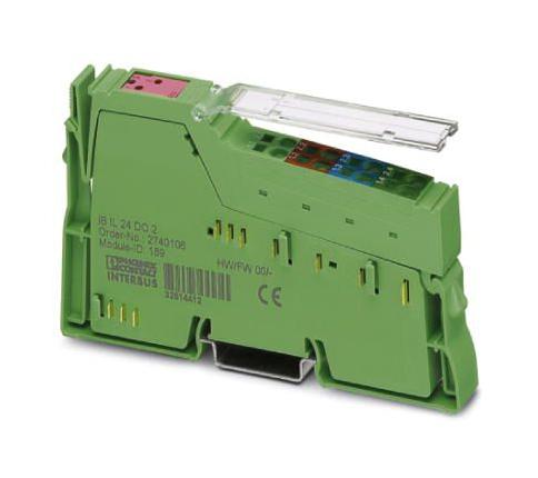 IB IL 24 DO 2-2A-2MBD-PAC DIGITAL OUTPUT TERMINAL, 2 O/P, 24VDC PHOENIX CONTACT