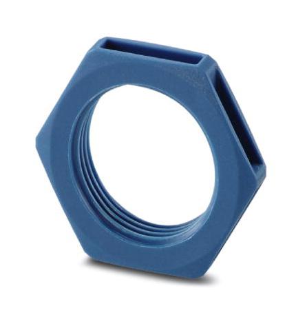 FT NUT M25 BU NUT FOR CIRCULAR CONNECTORS, PPE, BLUE PHOENIX CONTACT