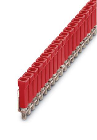 LB 100-6 RD JUMPER, 100WAYS, RED PHOENIX CONTACT