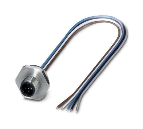 SACC-E-M12MSB-5CON-M20/0,5 VA CBL ASSY, SENSOR, M12 PLG-FE, 5P, 0.5M PHOENIX CONTACT