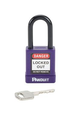 PSL-8PU LOCKOUT PADLOCK, 40MM, ALUM/STL, PURPLE PANDUIT