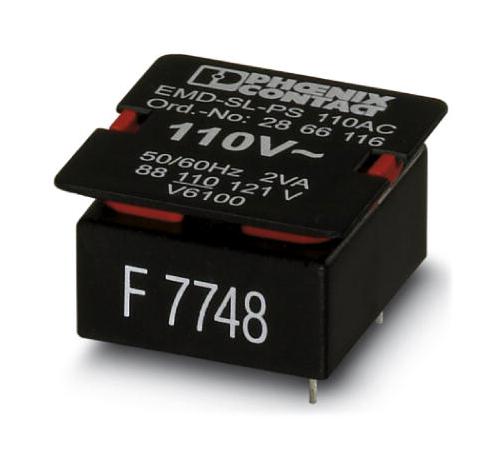 EMD-SL-PS-110AC POWER RELAY MODULE, 110VAC PHOENIX CONTACT