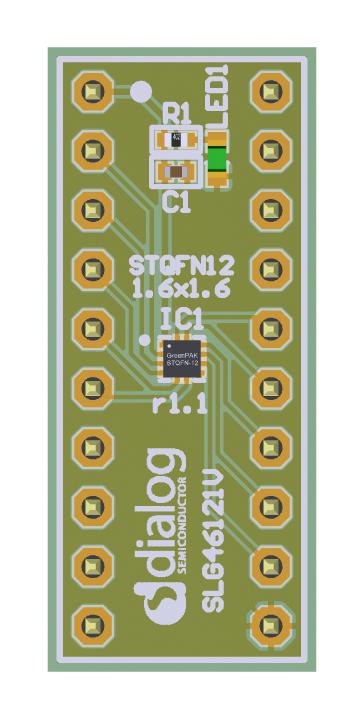 SLG46110V-DIP 20-PIN DIP PROTO BOARD RENESAS
