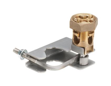 GPQC15-1/0 PEDESTAL GROUNDING CLAMP, 1/0AWG, 1-1/2" PANDUIT