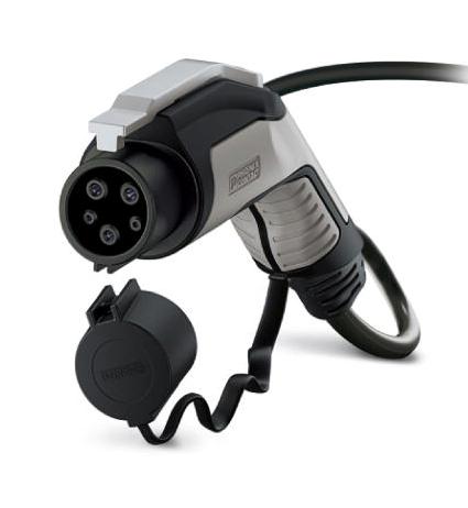 EV-T1G3C-1AC32A-4,0M6,0ESBK01 AC CHARGING CABLE, 4M, 250VAC, 32A, BLK PHOENIX CONTACT