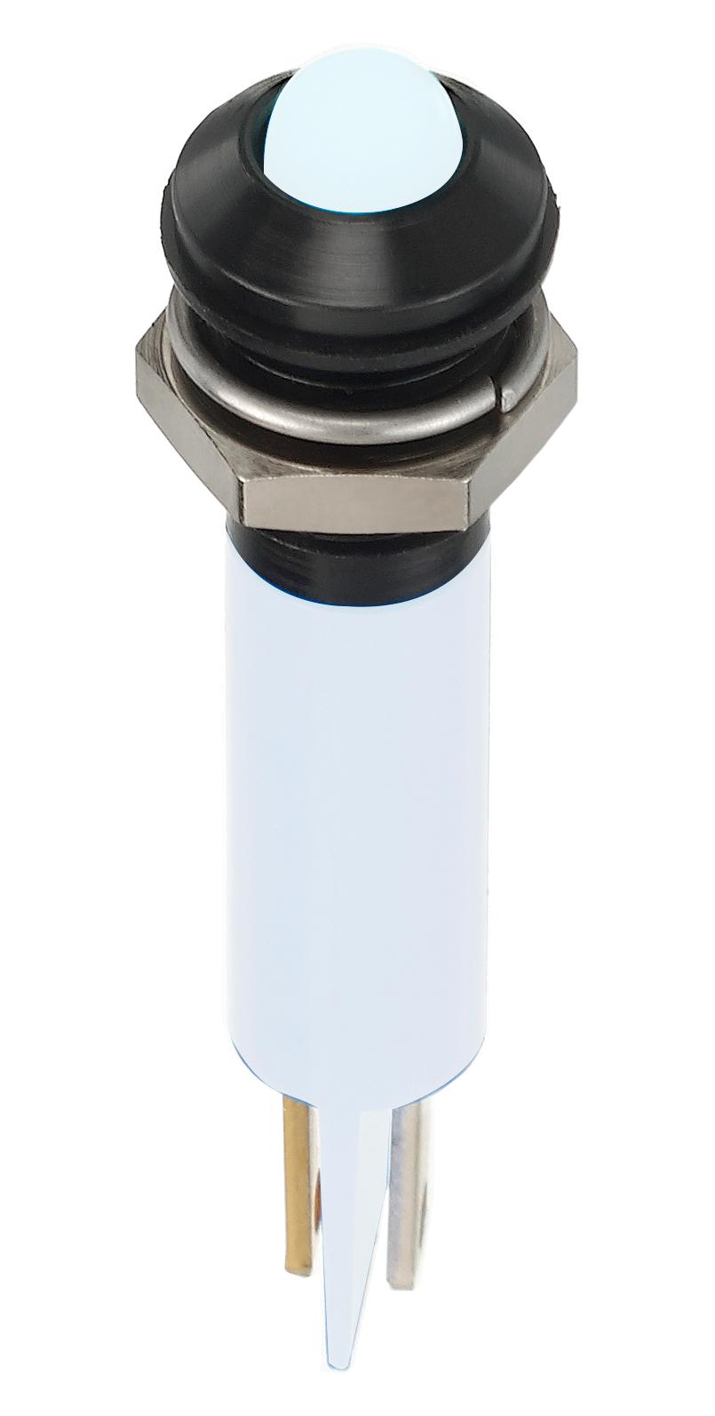 Q8P1BXXW02E LED PANEL INDICATOR, WHITE, 8MM, 3.3V APEM