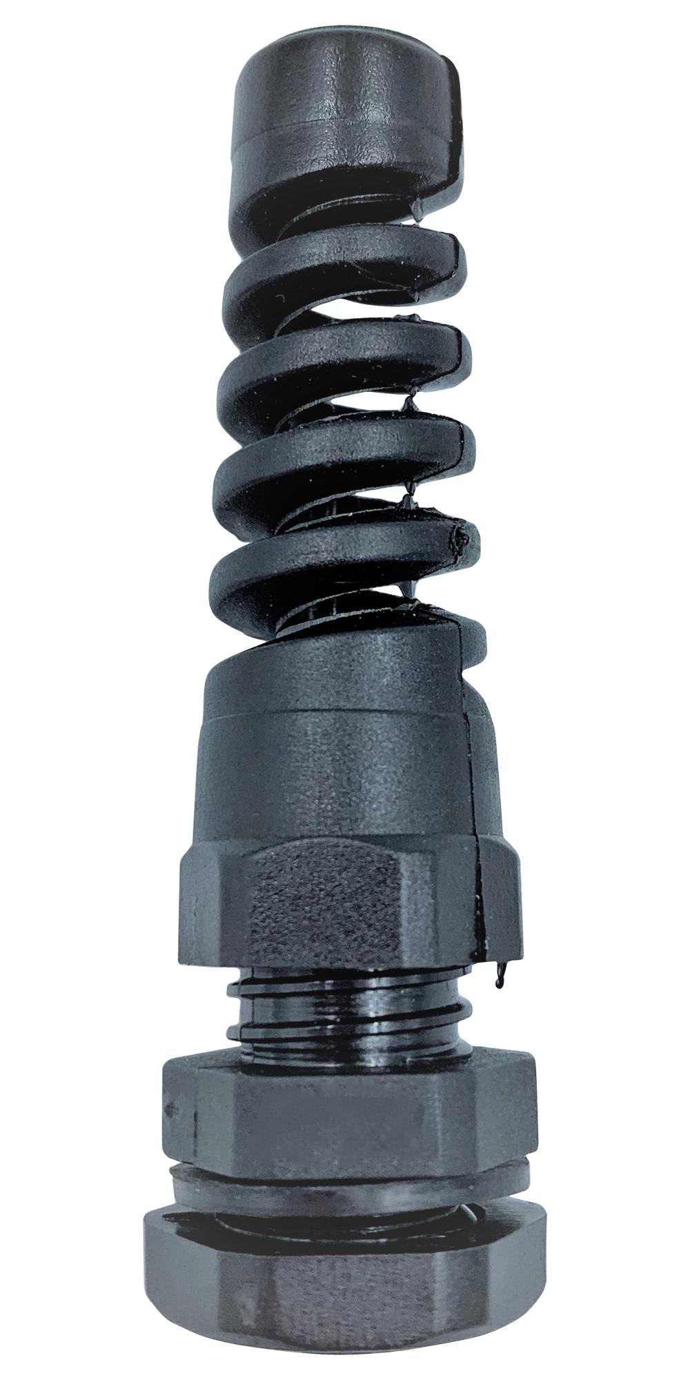 PELB0239 CABLE GLAND, PA/NBR, 4MM-8MM, BLACK PRO ELEC
