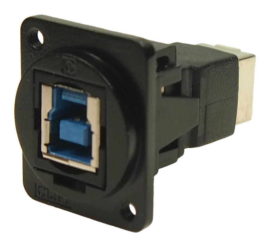 CP30204NM3B USB ADAPTER, 3.0 TYPE B RCPT-RCPT, M3 CLIFF ELECTRONIC COMPONENTS
