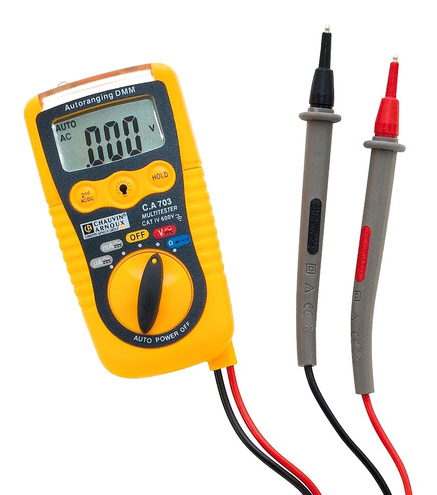 P01191740Z HANDHELD DIGITAL MULTIMETER, 0.2A, 600V CHAUVIN ARNOUX