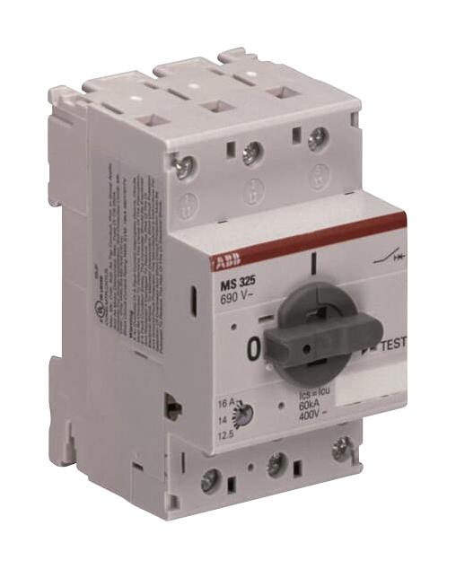 1SAM150000R1004 MOTOR STARTER, 3-PH, 0.12KW, 0.63A, 690V ABB