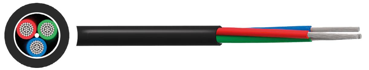 MP002319 UNSHLD FLEX CABLE, 6CORE, 0.055MM2, 100M MULTICOMP PRO