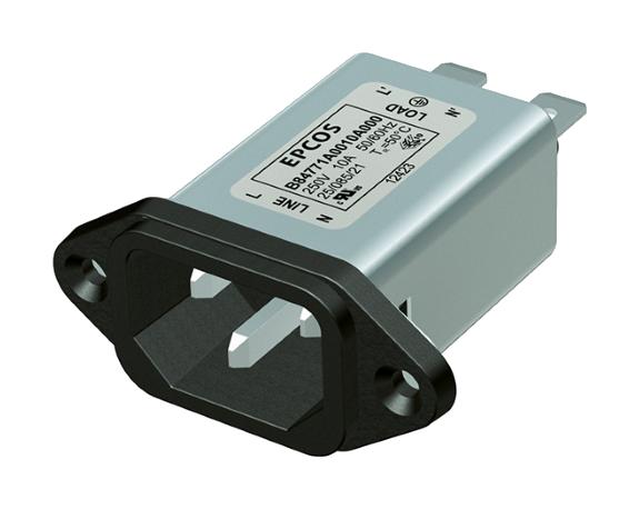 B84771M3001A000 IEC INLET FILTER, MEDICAL, 250V, 1A EPCOS