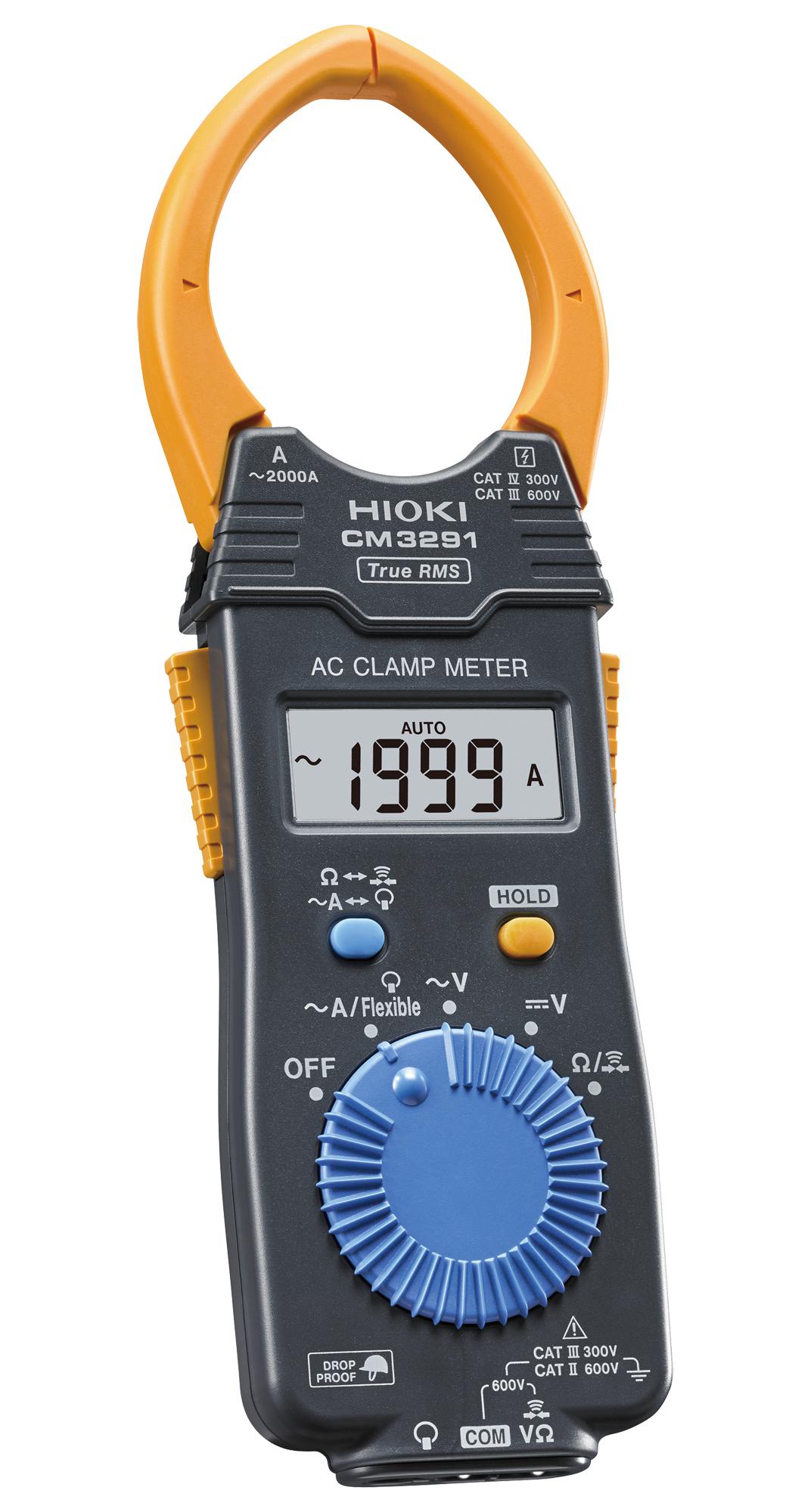 CM3291 CLAMP METER, TRUE RMS, 2KA, 600V HIOKI