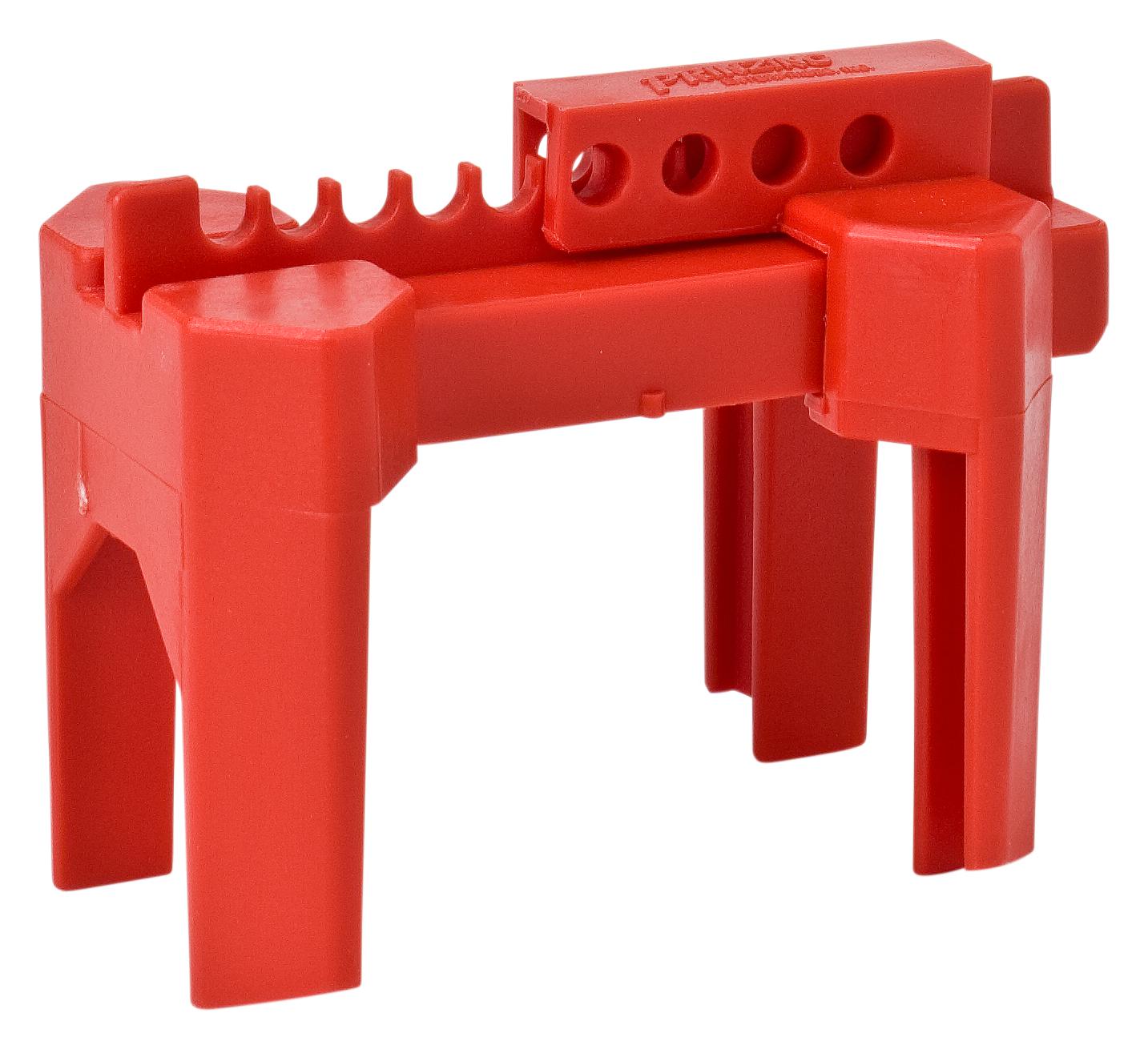 BALL VALVE LOCKOUT-PR-SMALL PRINZING BALL VALVE LOCKOUT, RED BRADY
