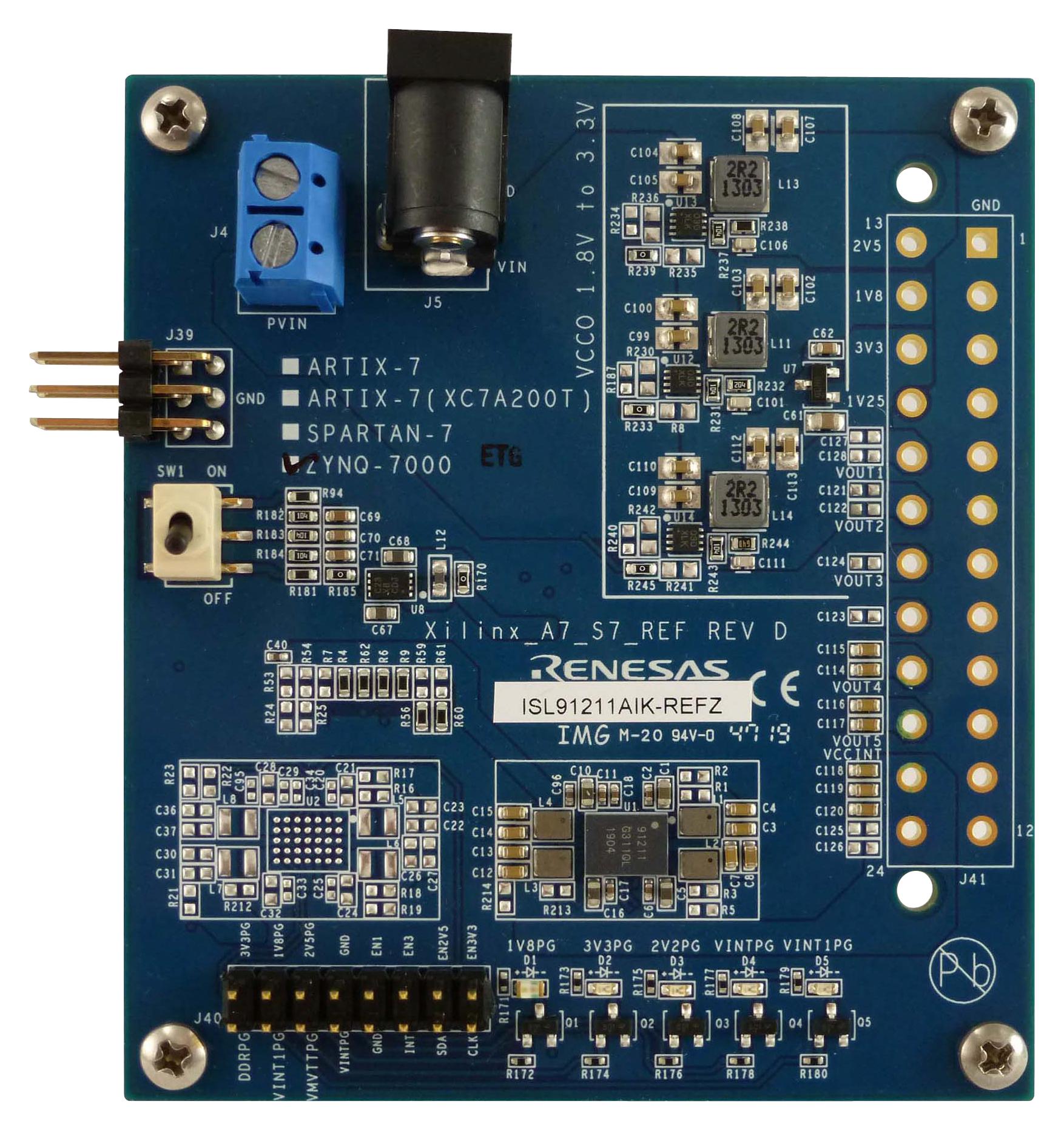 ISL91211AIK-REFZ REF DESIGN BRD, INTEGRATED FET REGULATOR RENESAS