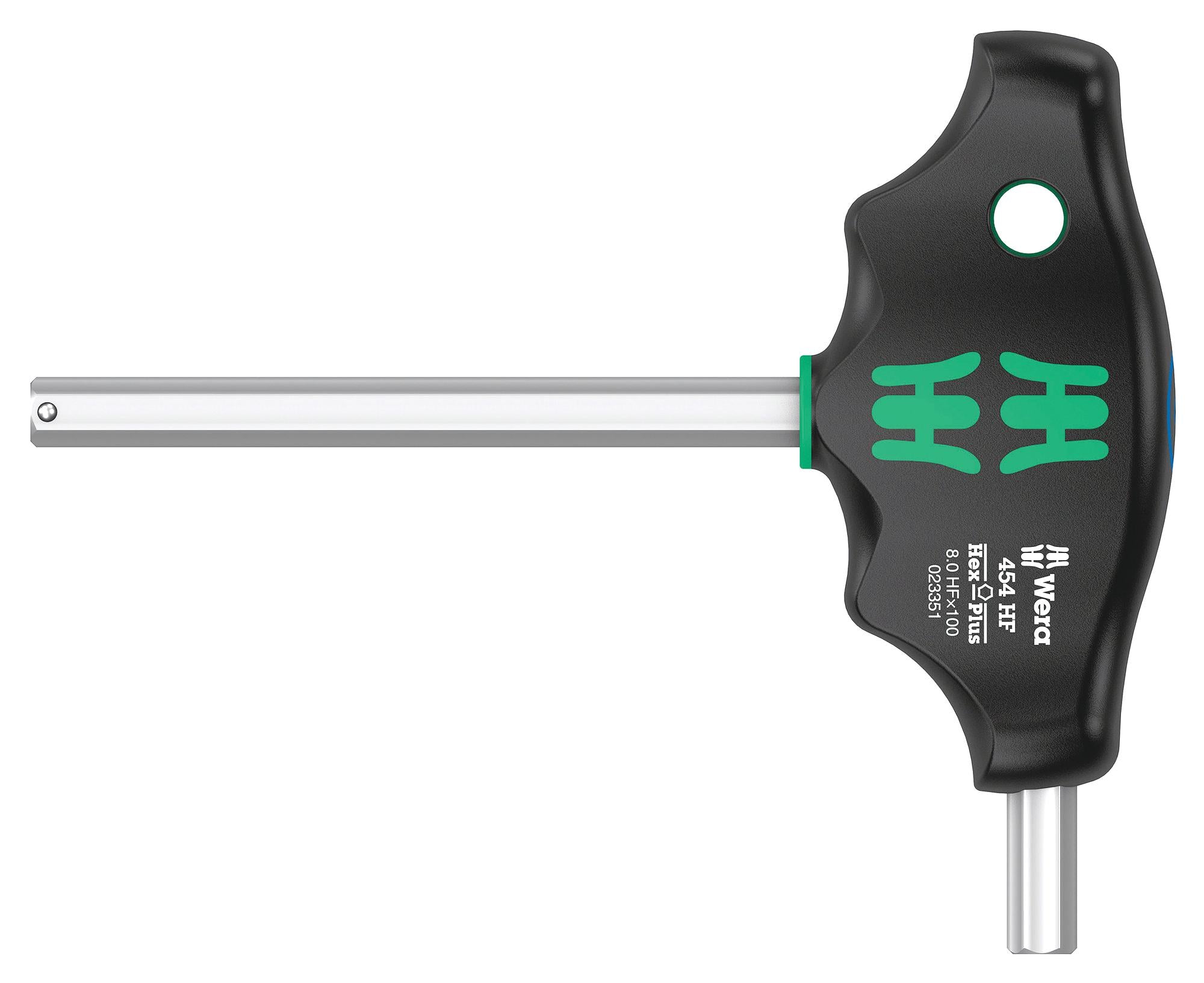 454 HEX-PLUS HF 8 X 100 MM HF T-HANDLE HEX SCREWDRIVER, 8MM, 149MM WERA