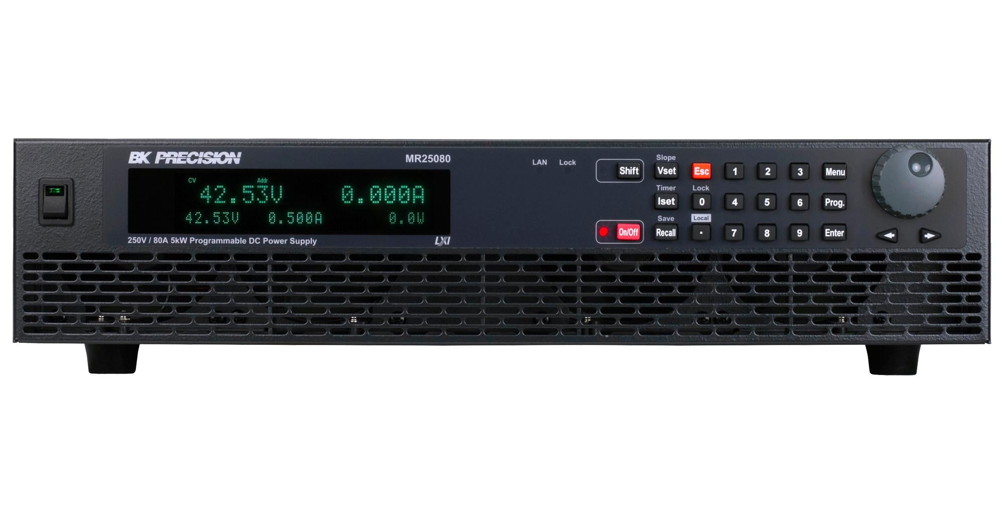 MR25080 BENCH POWER SUPPLY, PROG, 1CH, 80A, 250V B&K PRECISION