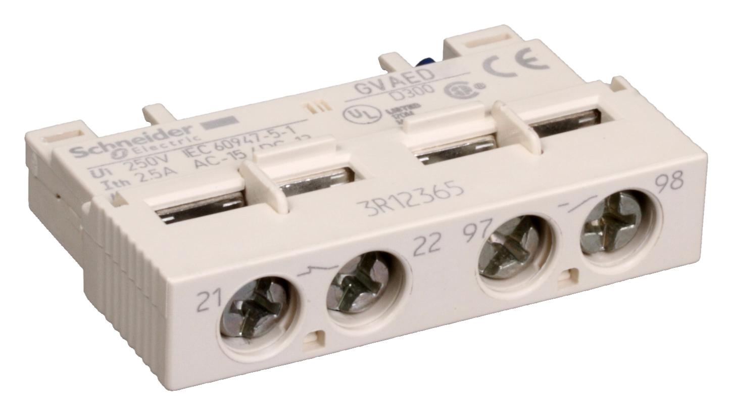 GVAED101 FRONT AUX 1 NO + 1 NO FAULT SCHNEIDER ELECTRIC