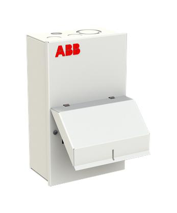1SKB109142C4001 CONSUMER UNIT, 7 WAY, STEEL, IP30 ABB