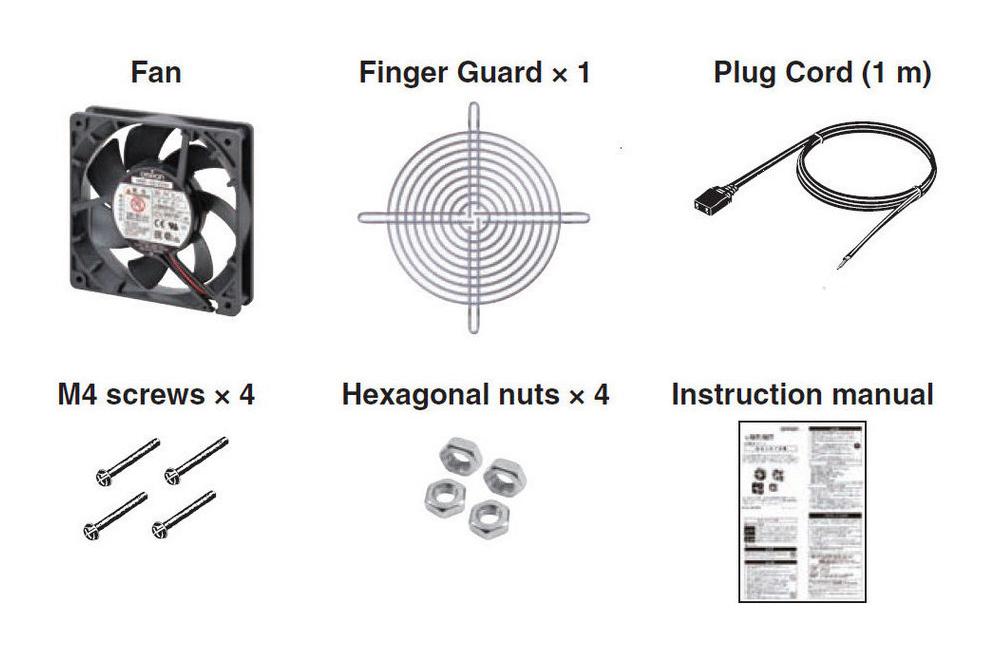 R89F-MS0938LP-S1 AXIAL FAN, AC, 1.18M3/MIN, 3W, 33DB OMRON