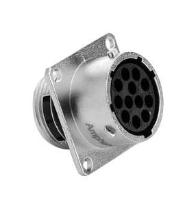 RT001412SNH CIRCULAR CONNECTOR, RCPT, 12POS, FLANGE AMPHENOL SINE/TUCHEL