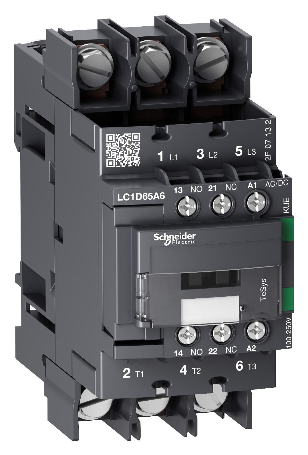 LC1D65A6KUE CONTACTORS SCHNEIDER ELECTRIC