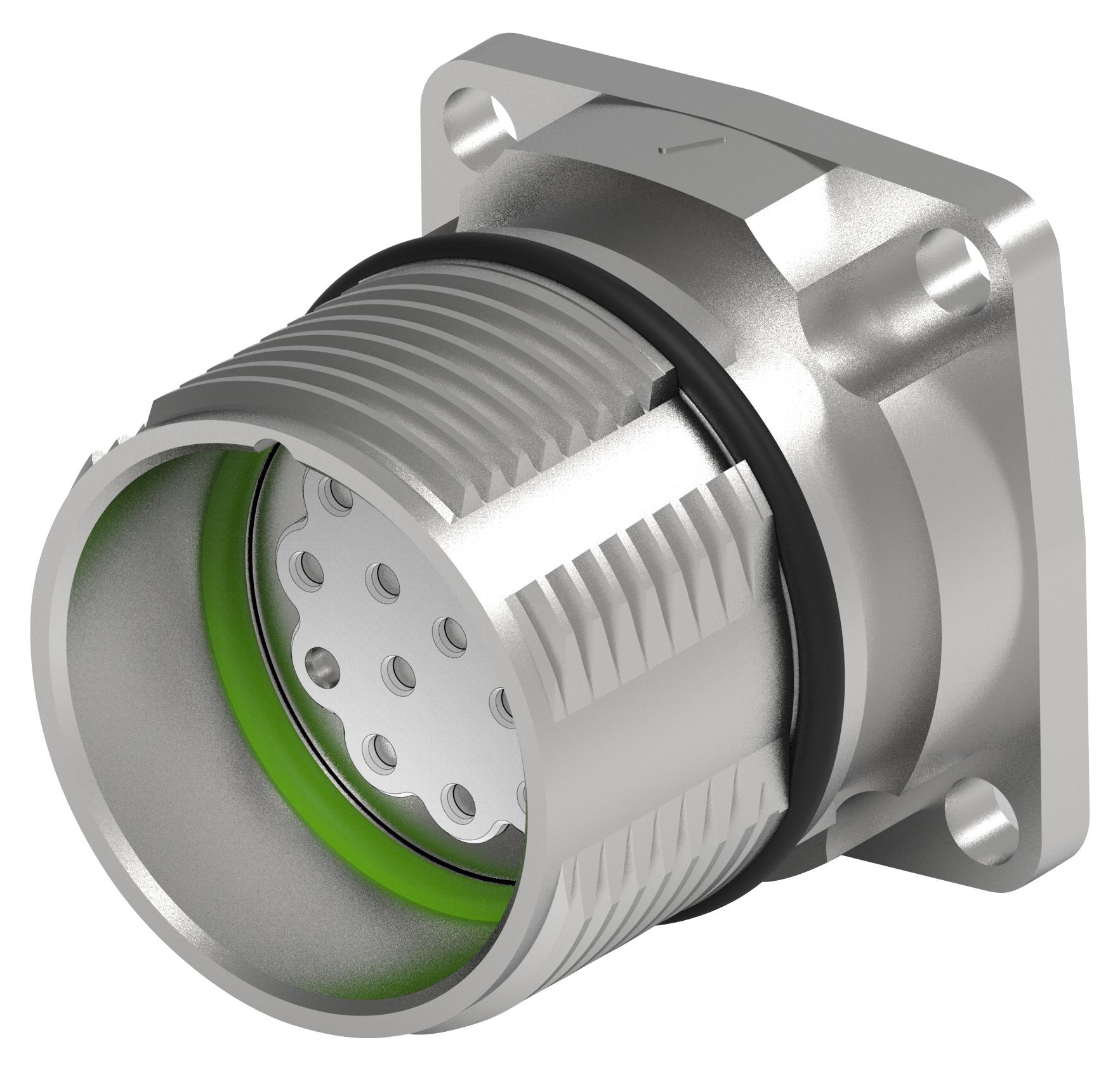 AEGA139NN00000201000 CIRCULAR CONNECTOR, RCPT, 17POS, FLANGE INTERCONTEC - TE CONNECTIVITY