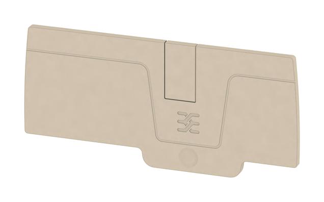 1991940000 END PLATE, BEIGE, TERMINAL BLOCK WEIDMULLER