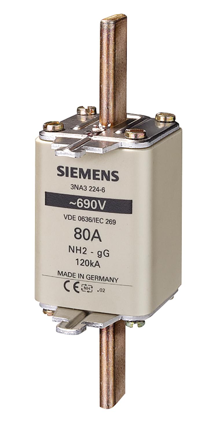 3NA3230-6 HRC FUSE, 100A, 690VAC/440VDC, BLADE TAG SIEMENS