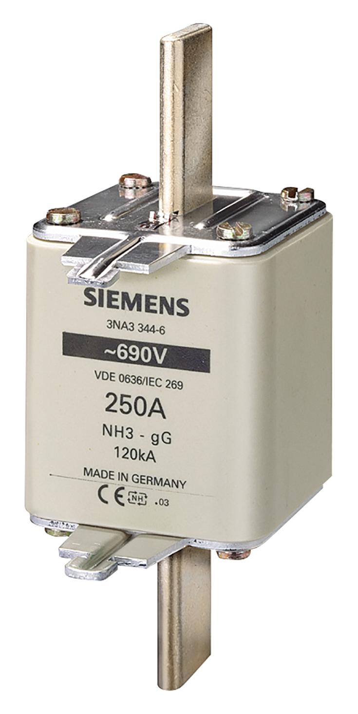 3NA3354-6 HRC FUSE, 355A, 690VAC/440VDC, BLADE TAG SIEMENS