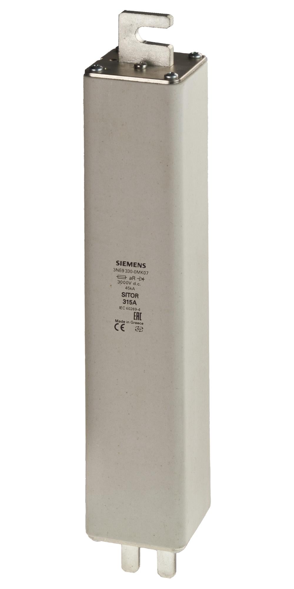 3NE9330-0MK07 HRC FUSE, 315A, 3KVDC, BLADE TAG SIEMENS