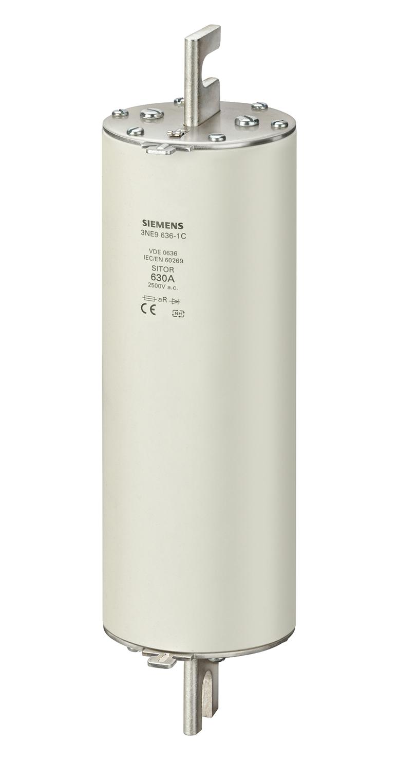 3NE9636-1C HRC FUSE, 630A, 2.5KVAC, 1.5KVDC, BLADE SIEMENS