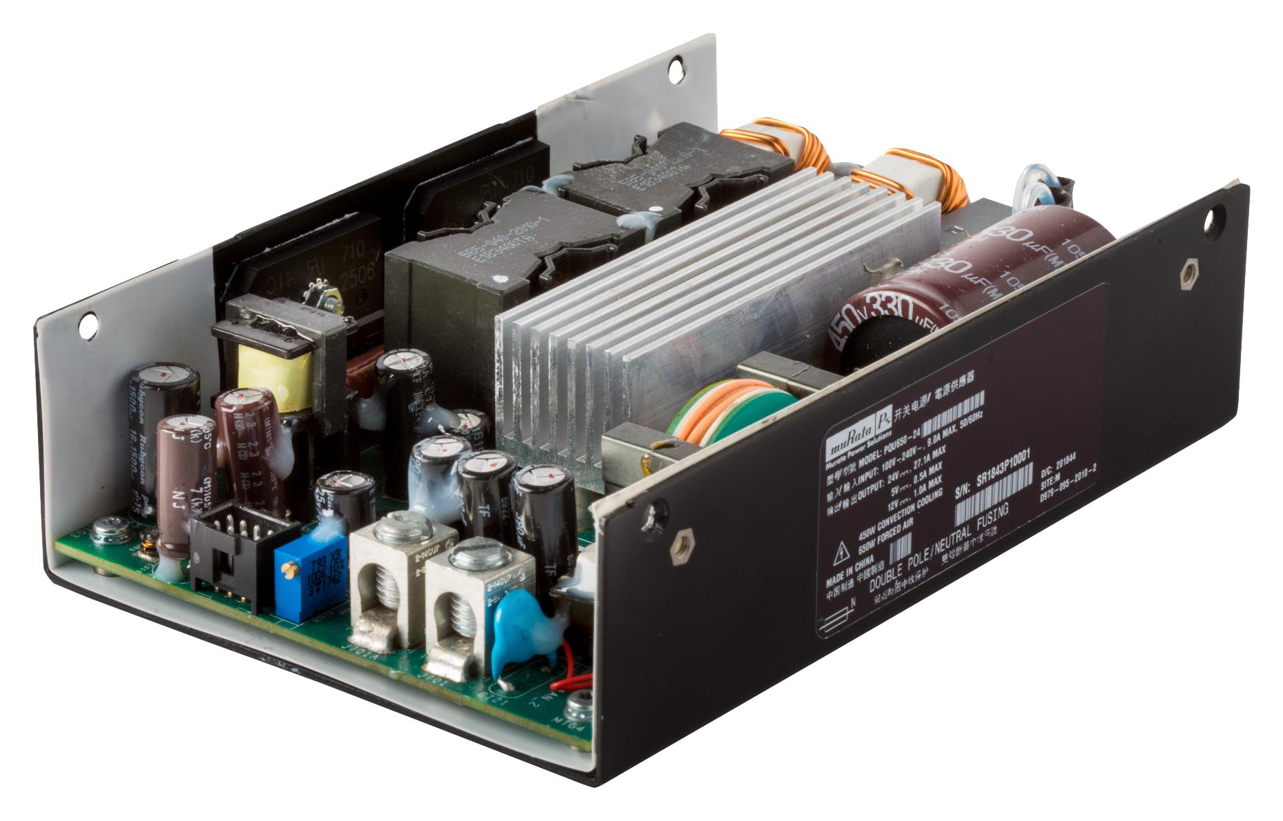 PQU650-12 POWER SUPPLY, AC-DC, 12V, 54.2A MURATA POWER SOLUTIONS
