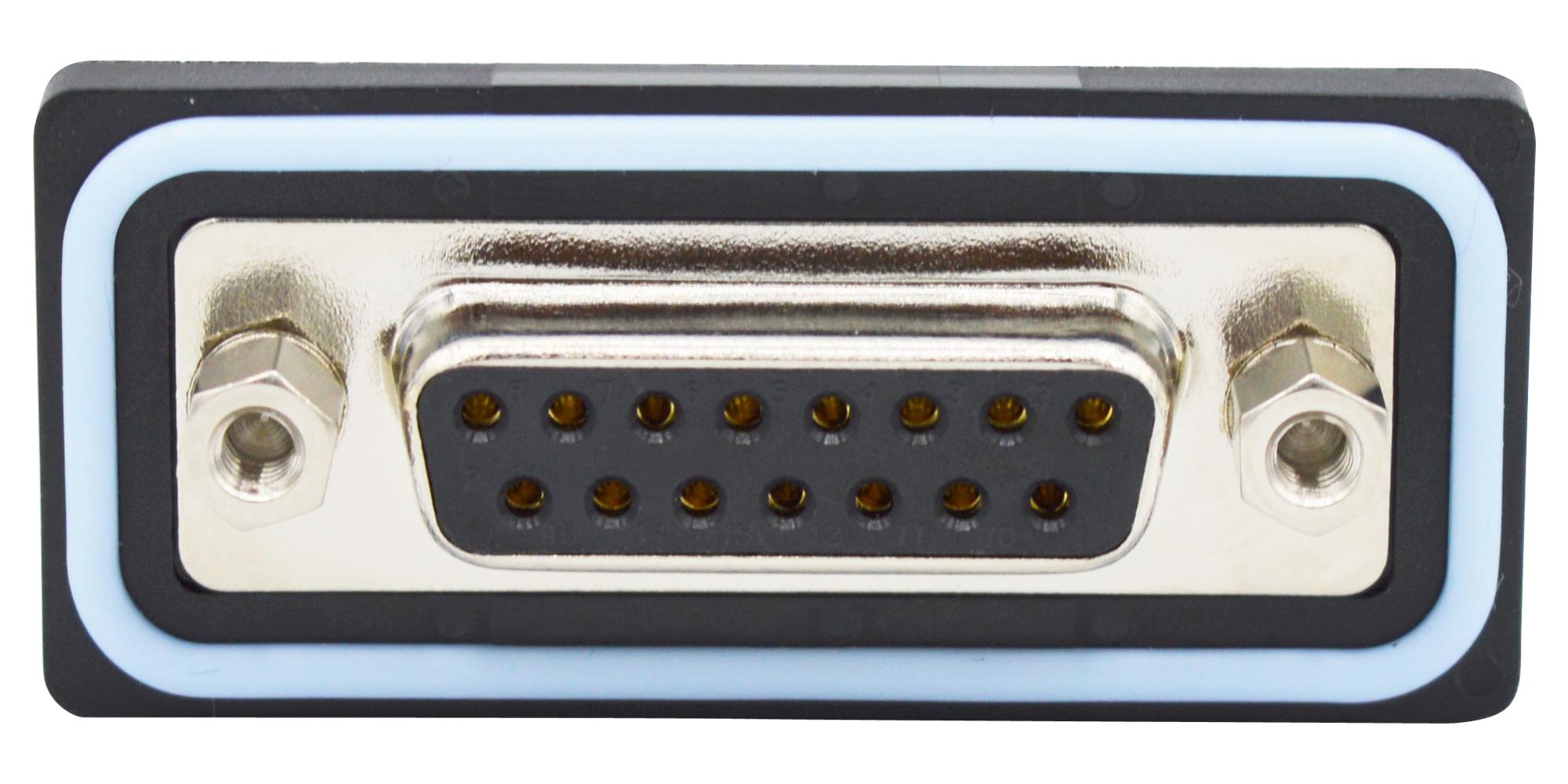 SDF-R15-213L462 D SUB CONN, R/A RCPT, DA, 15POS, SOLDER NORCOMP