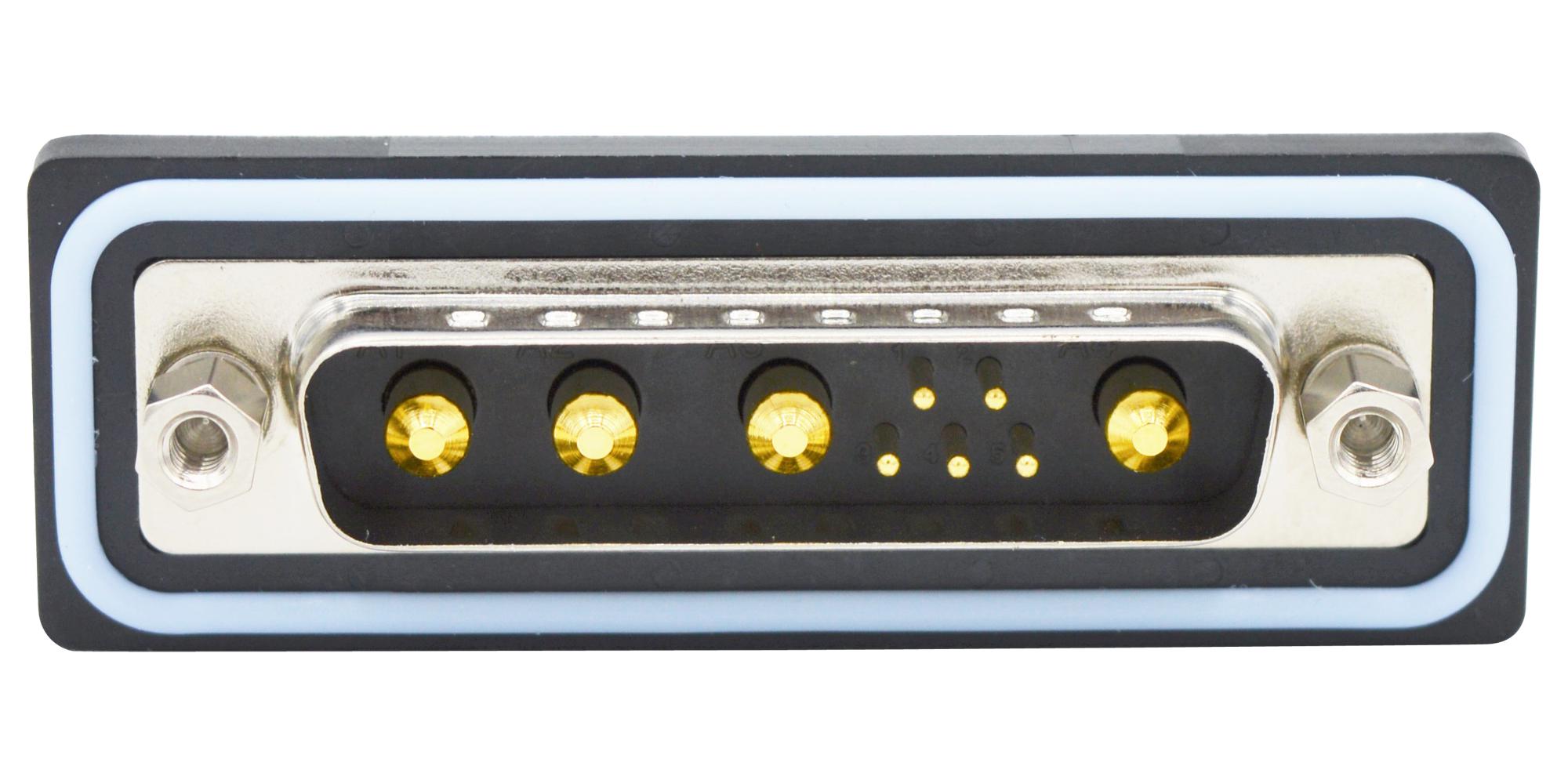 CDFS9W4103L212 COMBO D-SUB CONN, PLUG, DB-9W4, PANEL NORCOMP