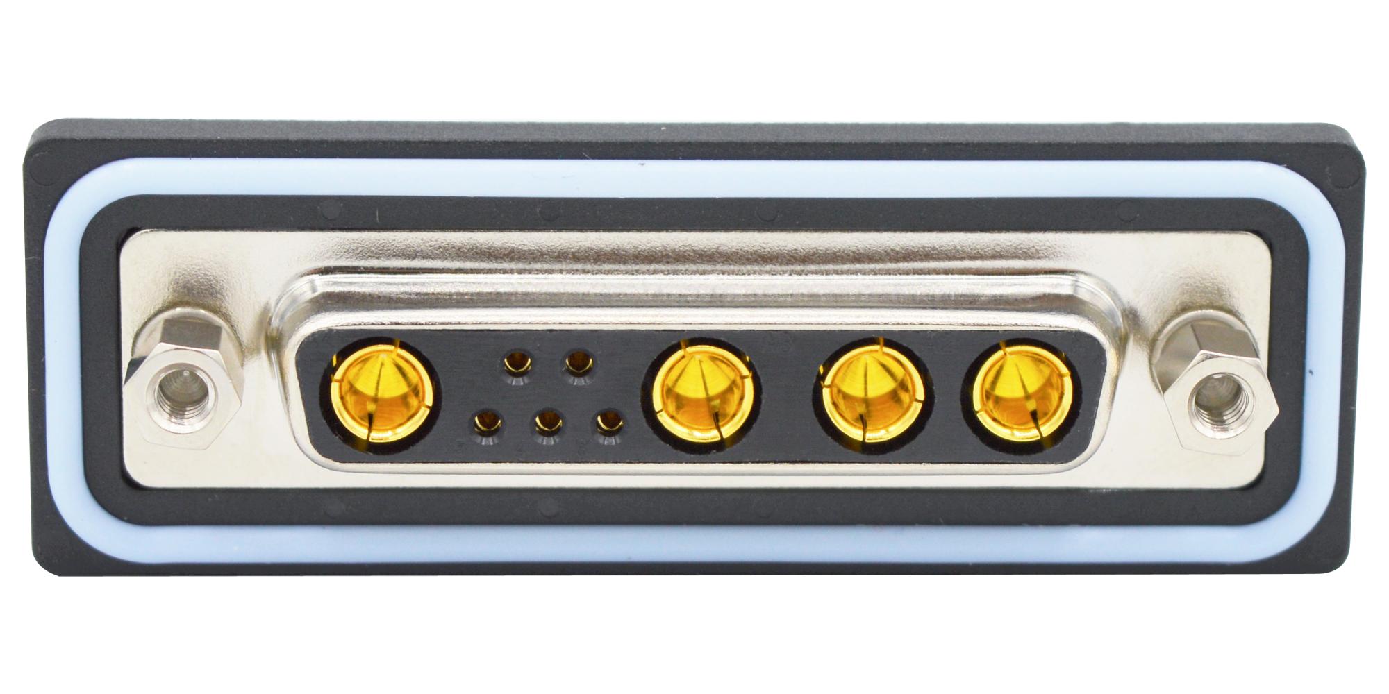 CDFV9W4213L212 COMBO D-SUB CONN, RCPT, DB-9W4, SOLDER NORCOMP