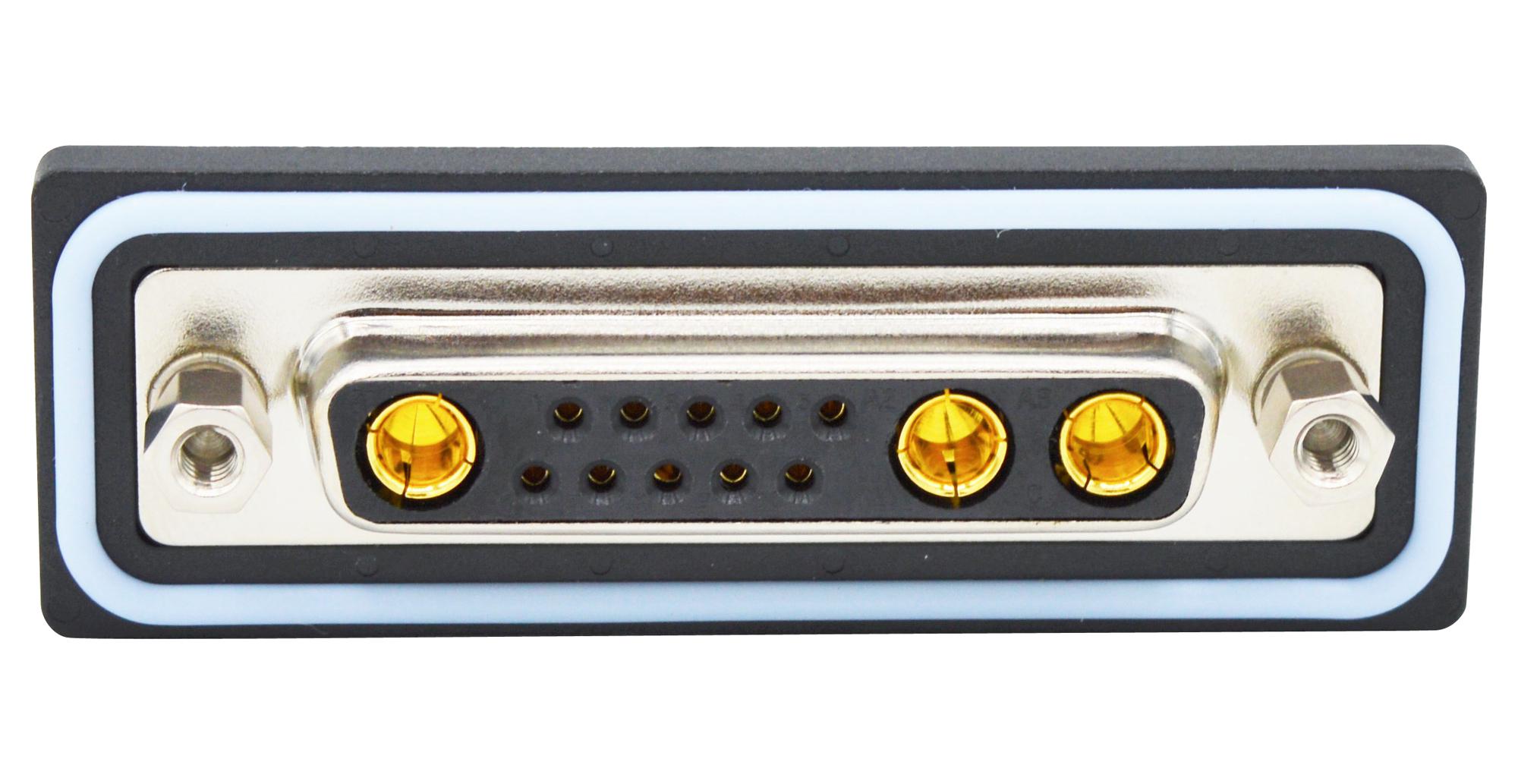 CDFV13W3213L212 COMBO D-SUB CONN, RCPT, DB-13W3, SOLDER NORCOMP