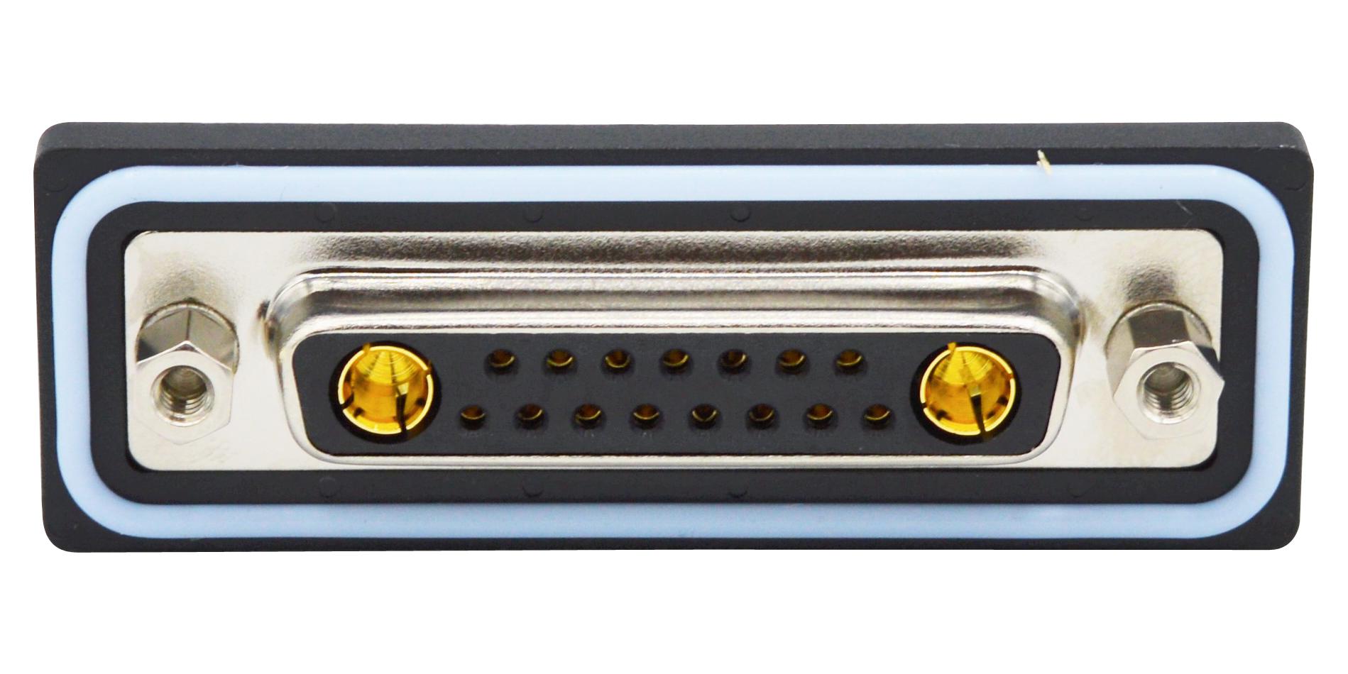 CDFR17W2213L262 COMBO D-SUB CONN, R/A RCPT, DB-17W2 NORCOMP