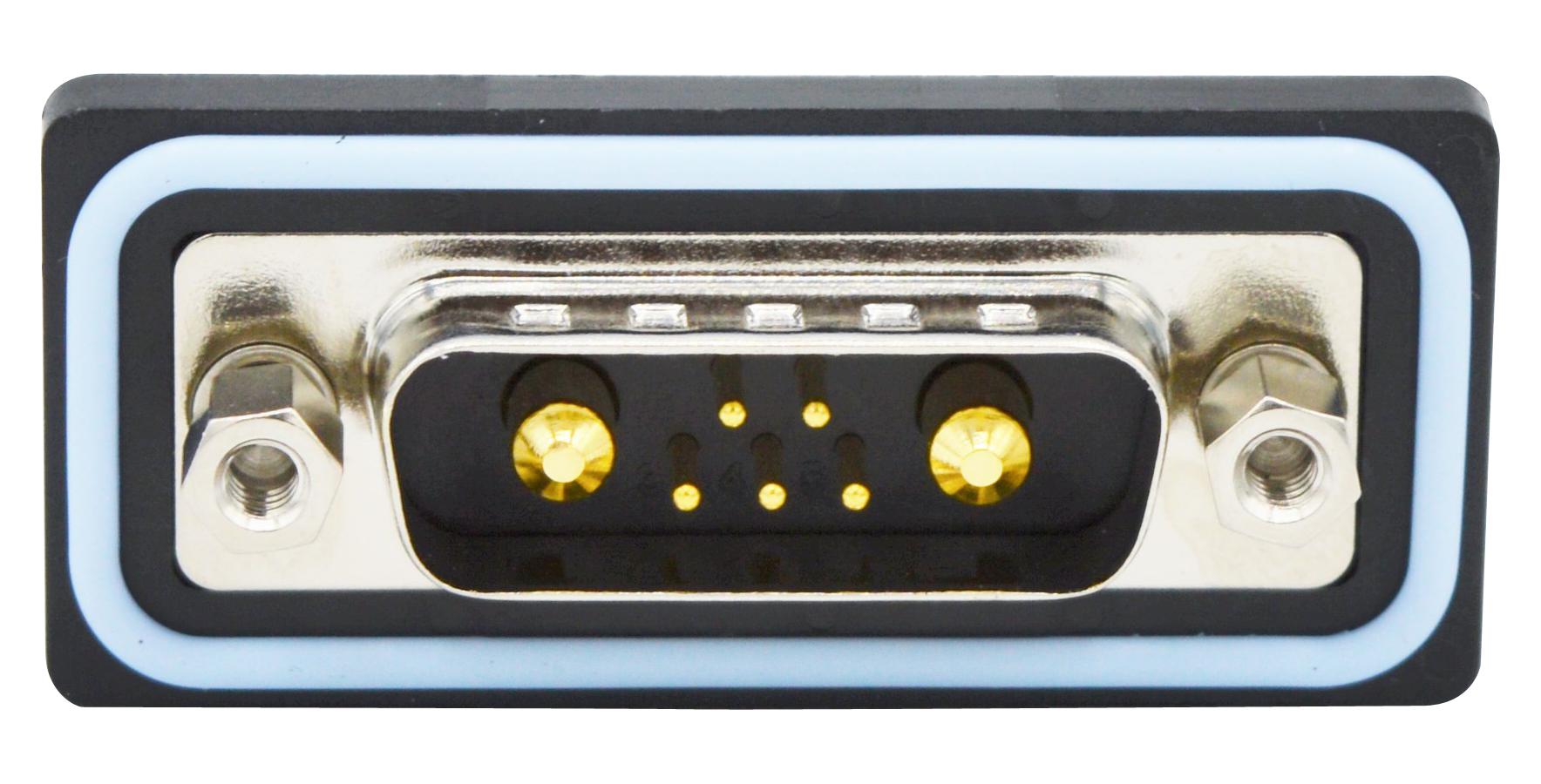 CDFS7W2103L412 COMBO D-SUB CONN, PLUG, DA-7W2, PANEL NORCOMP