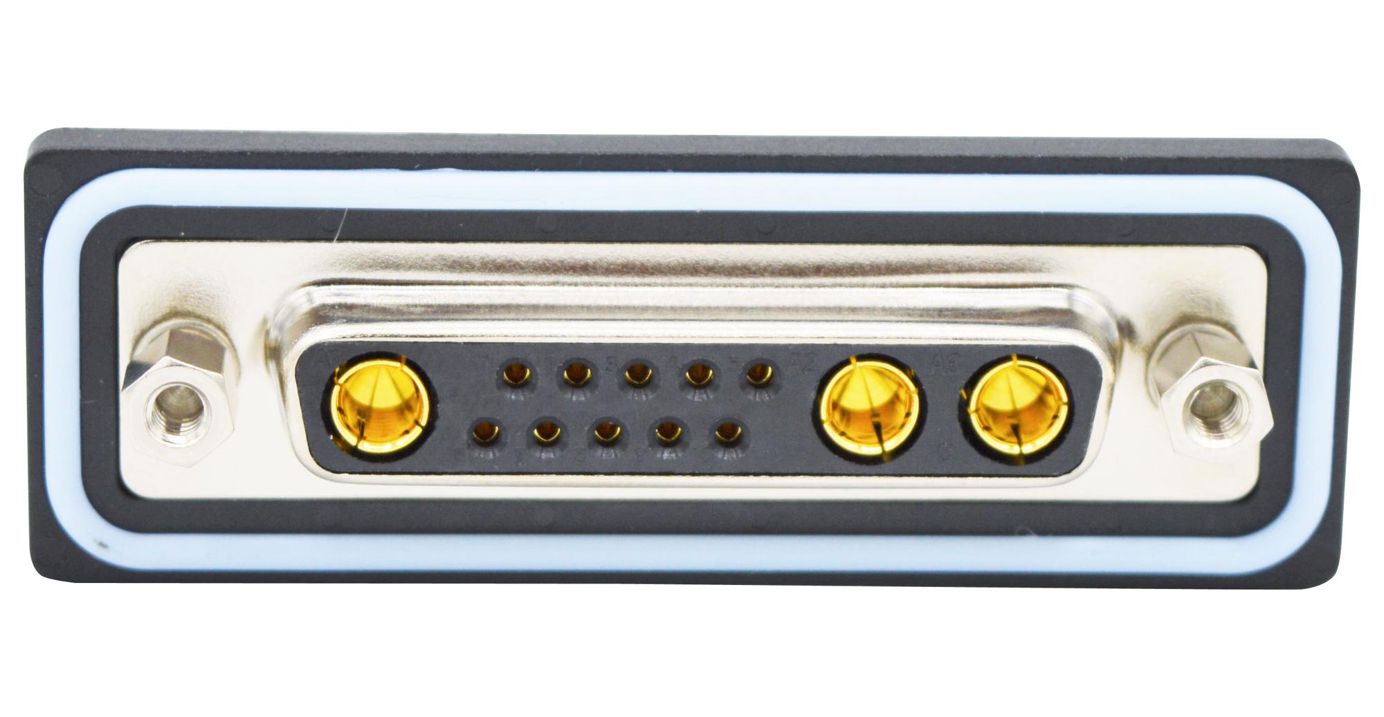 CDFV13W3213L412 COMBO D-SUB CONN, RCPT, DB-13W3, SOLDER NORCOMP